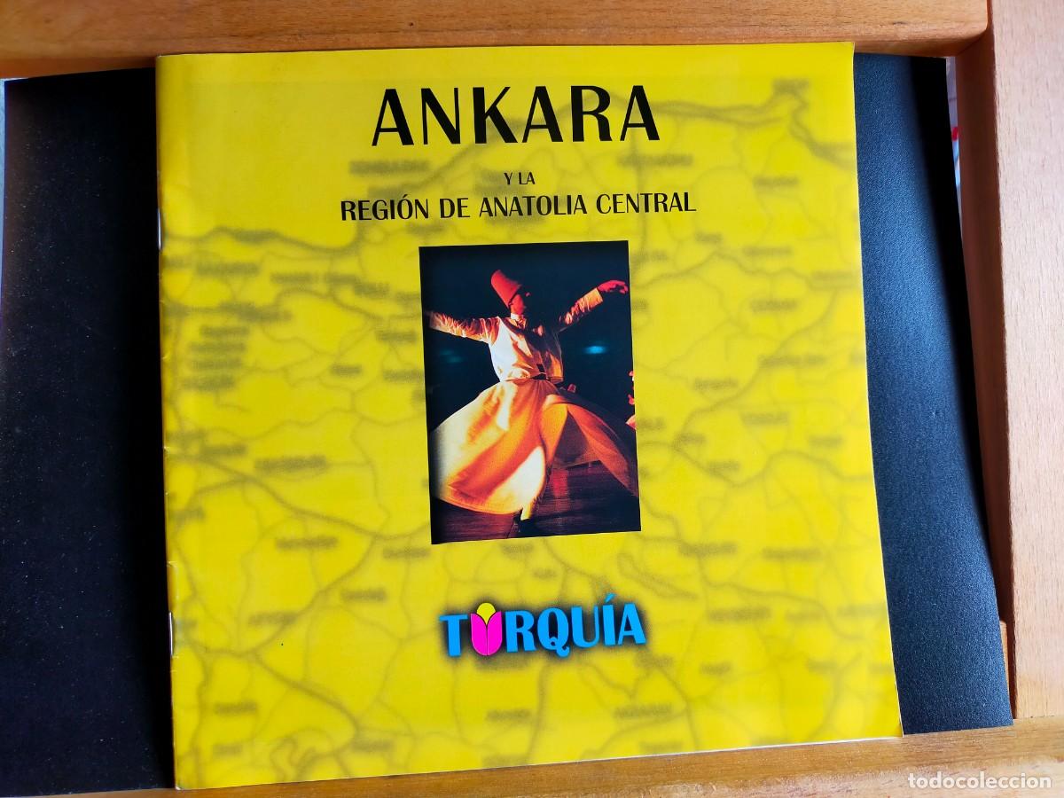 Folletos de turismo: TURQU&Iacute;A. ANKARA Y LA REGI&Oacute;N DE ANATOLIA CENTRAL. REP&Uacute;BLICA DE TURQU&Iacute;A. MINISTERIO DE TURISMO. 1998