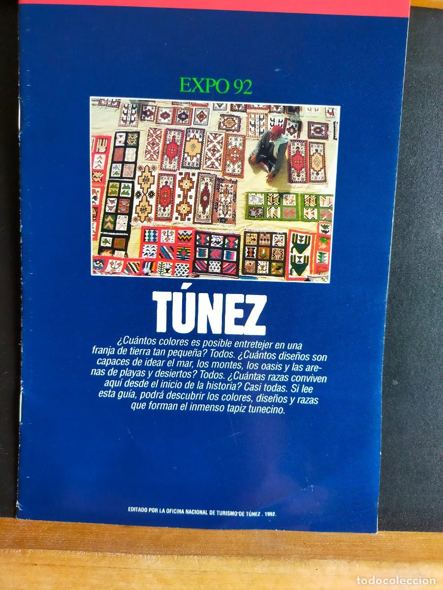 Folletos de turismo: T&Uacute;NEZ. EXPO 92 SEVILLA. OFICINA NACIONAL DE TURISMO DE T&Uacute;NEZ. 1992.