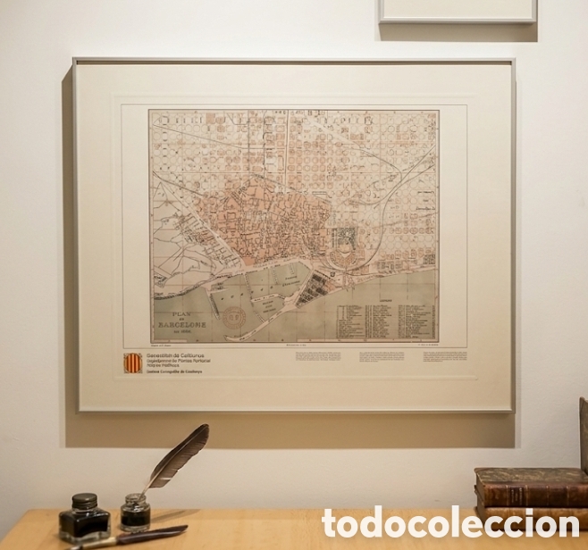 Folletos de turismo: BCN 1888 Plano Hist&oacute;rico Ed. Institut Cartogr&agrave;fic