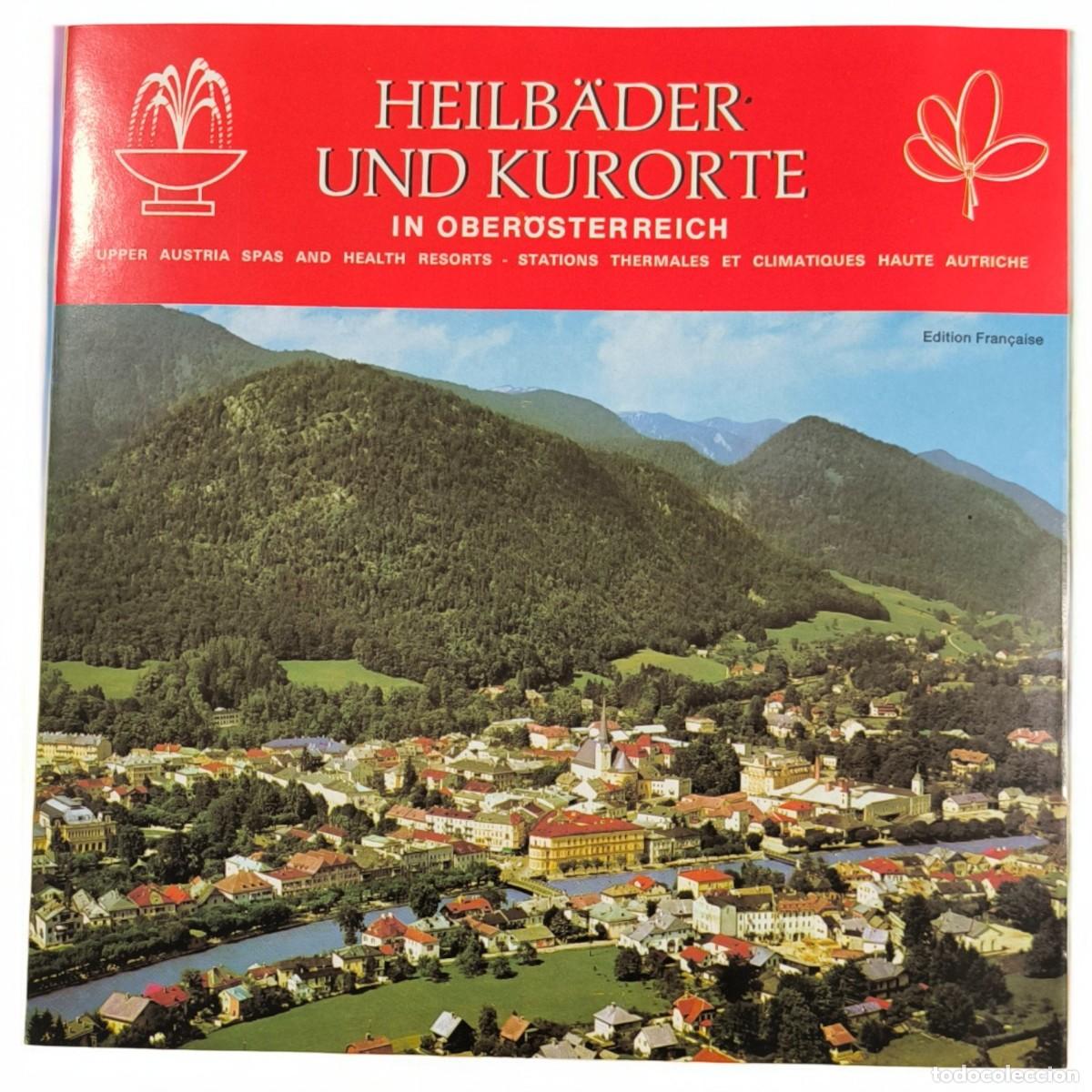 Folletos de turismo: Folleto Tur&iacute;stico Antiguo &ldquo;Heilb&auml;der Und Kurorte In Ober&ouml;sterreich &ndash; Upper Austria
