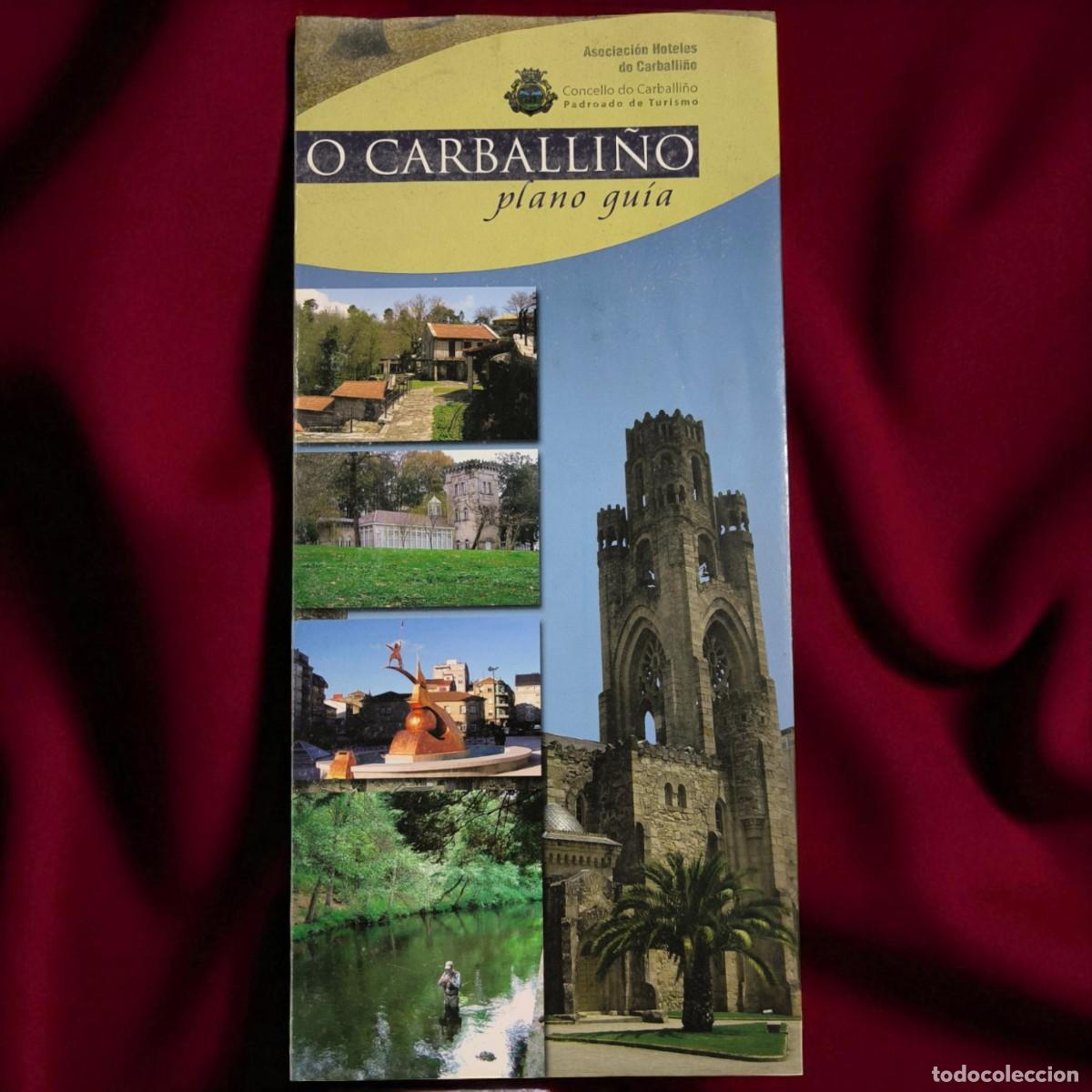 Folletos de turismo: Antiguo Folleto Tur&iacute;stico de O Carballi&ntilde;o &ndash; Plano y Gu&iacute;a