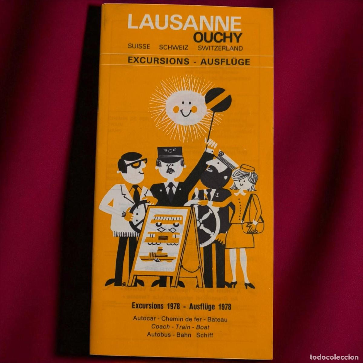 Folletos de turismo: Antiguo Folleto Tur&iacute;stico de Lausanne