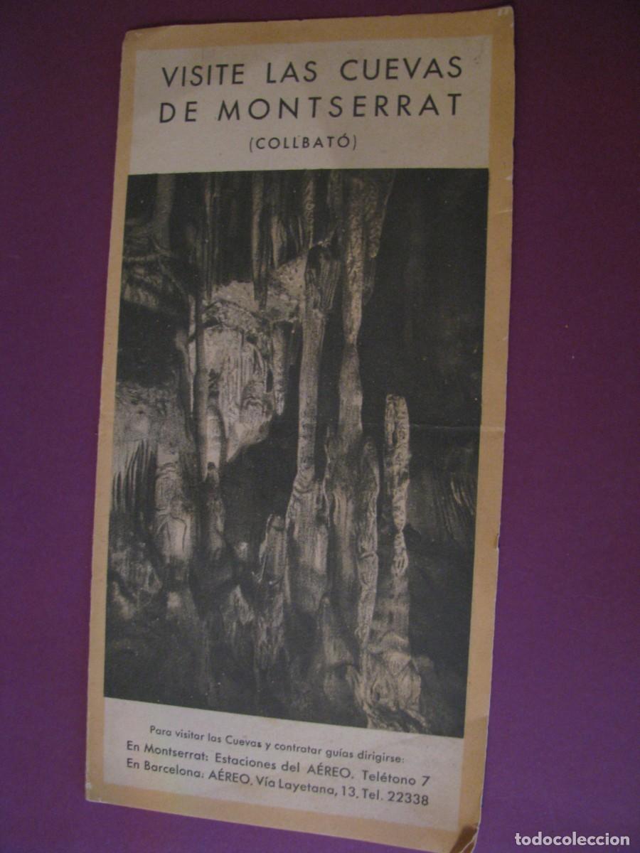 Folletos de turismo: FOLLETO DE TURISMO DE LOS A&Ntilde;OS 50. MONTSERRAT.