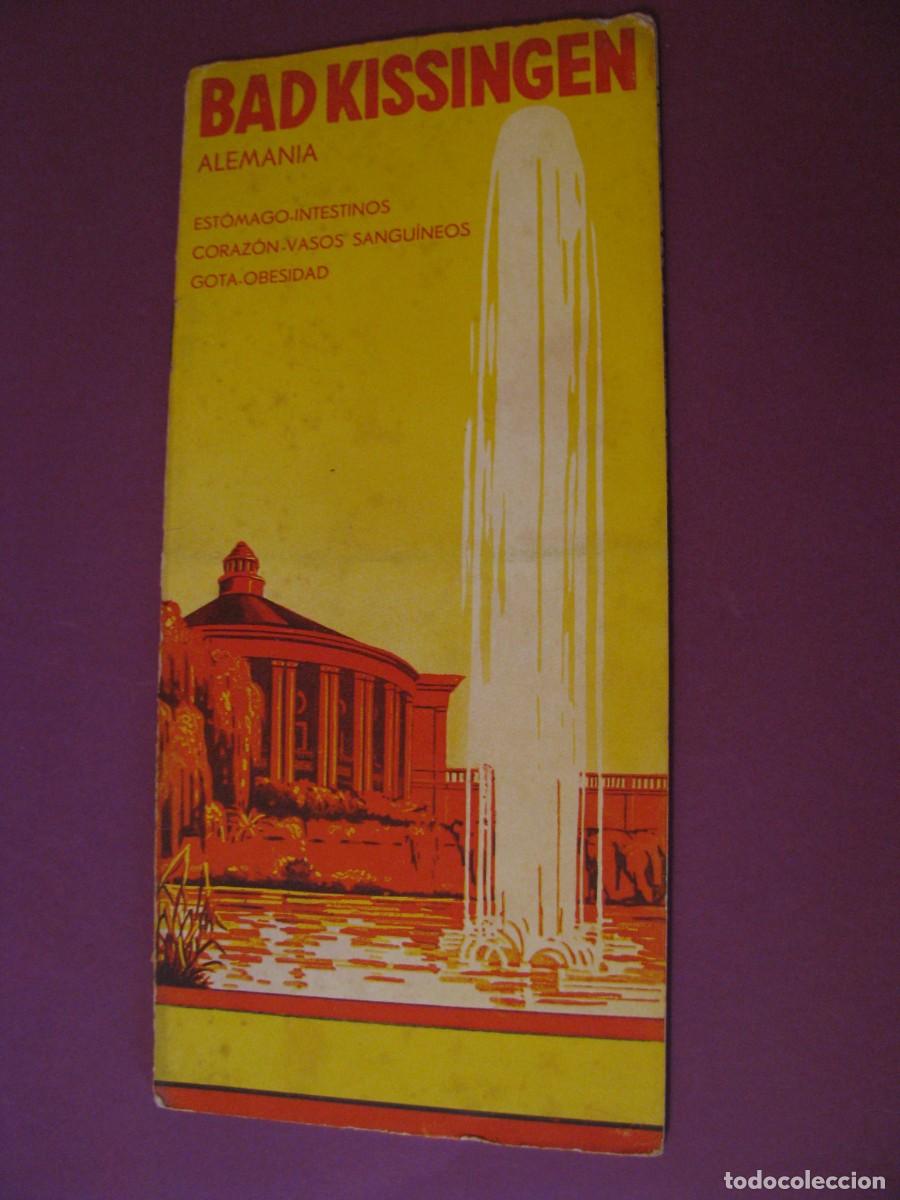 Folletos de turismo: FOLLETO DE TURISMO DE LOS A&Ntilde;OS 50. ALEMANIA. BAD KISSINGEN. EN CASTELLANO