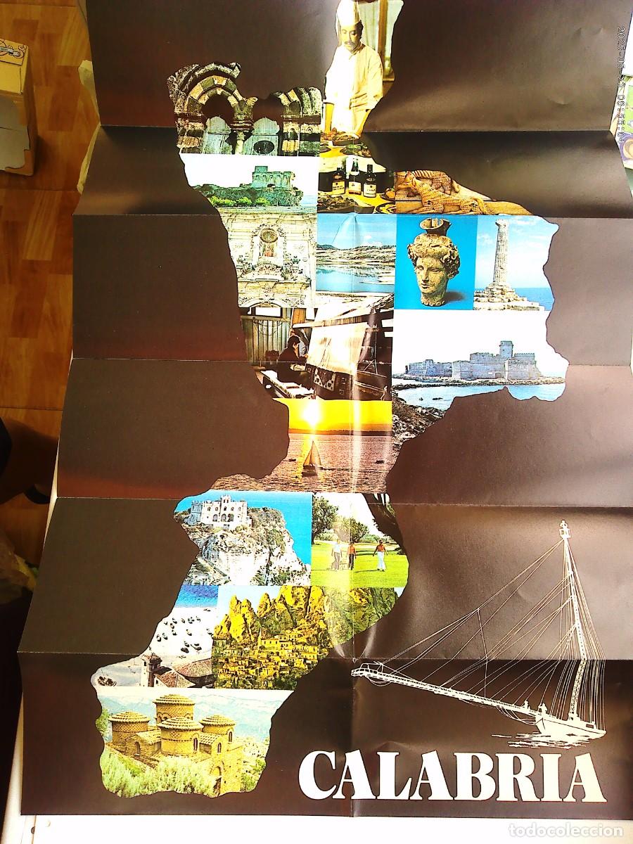 Folletos de turismo: FOLLETO DE TURISMO DE CALABRIA ( ITALIA ). A&Ntilde;OS 70