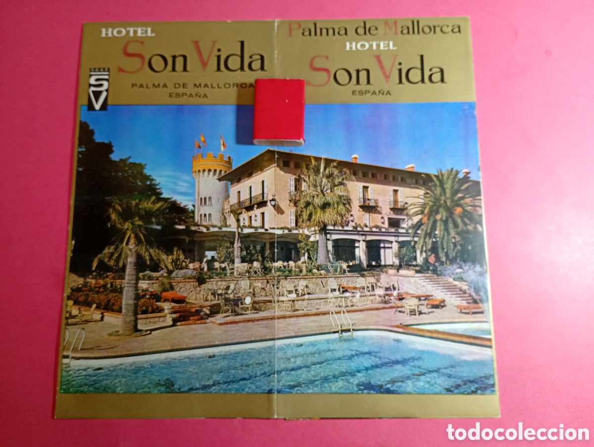 Folletos de turismo: PALMA DE MALLORCA BALEARES PUBLICIDAD ''HOTEL SON VIDA'' CASTILLO LEGENDARIO REFORMADO