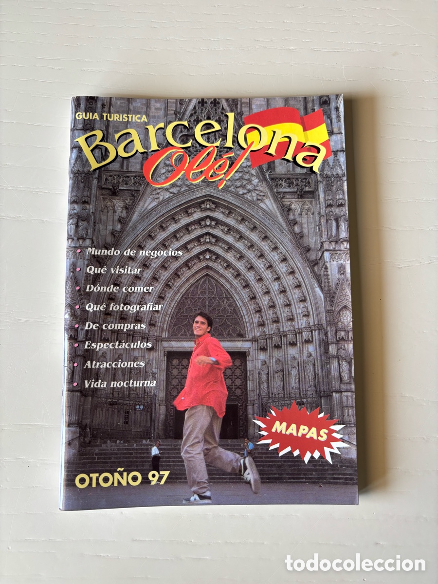Folletos de turismo: Gu&iacute;a tur&iacute;stica Barcelona ol&eacute; 1997 112 p&aacute;gs.