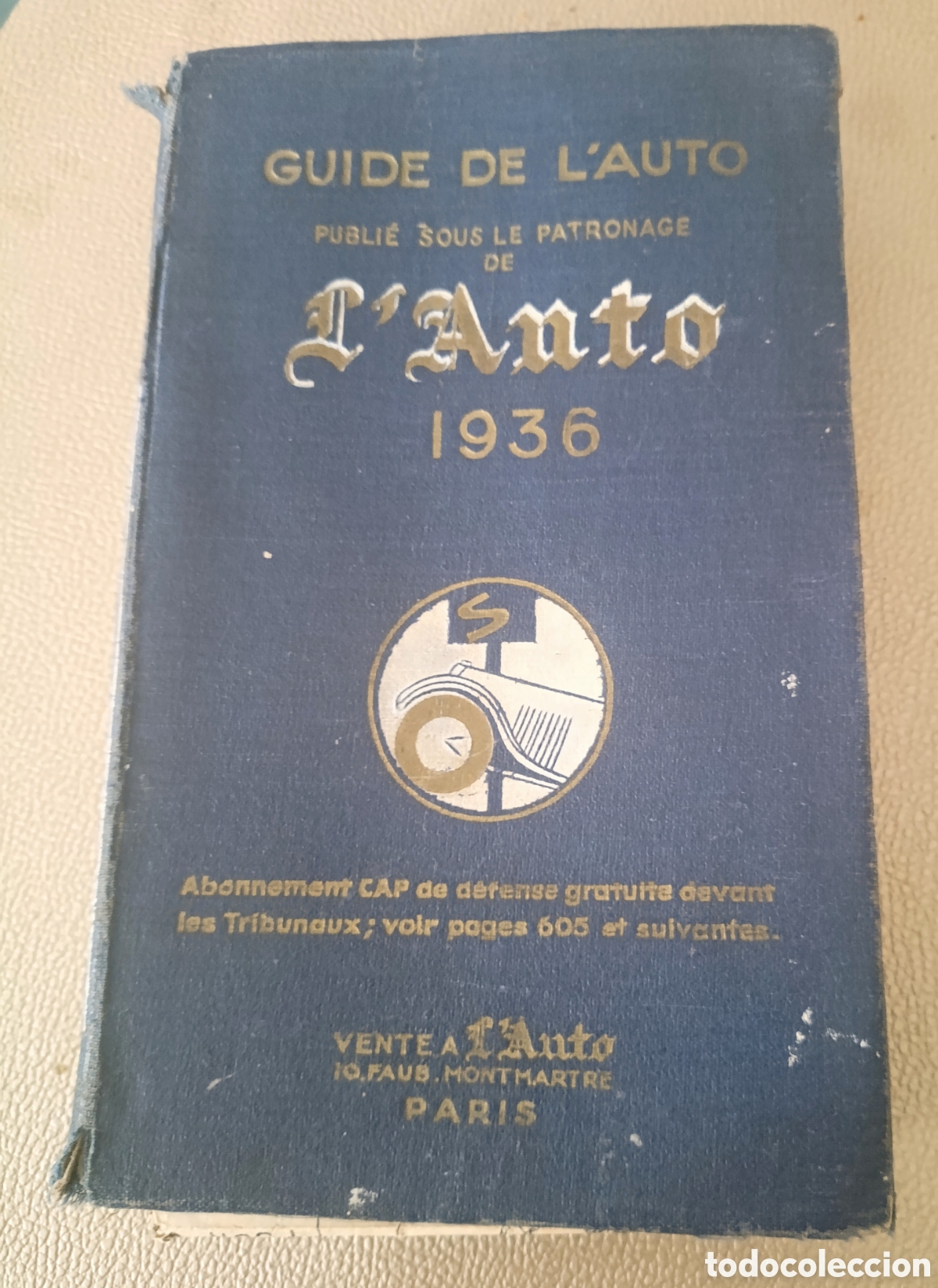 Folletos de turismo: Guide de L' Auto .France 1936