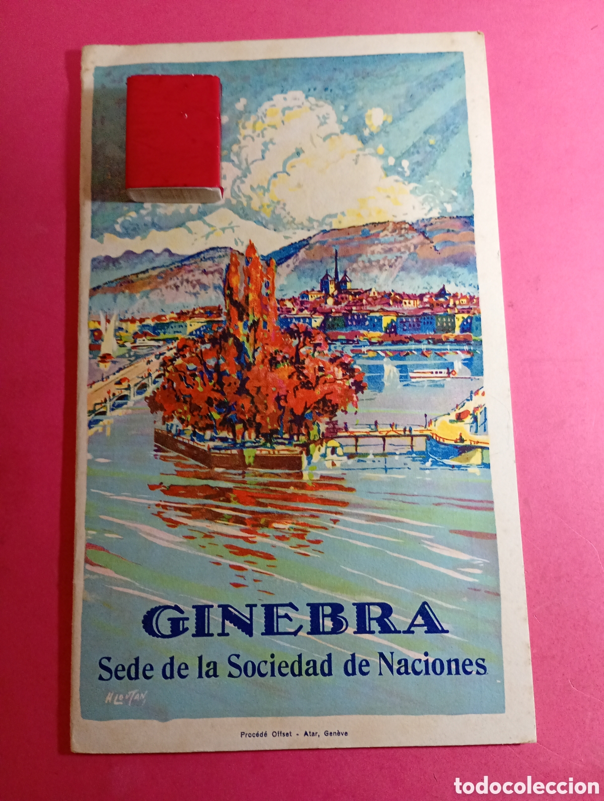 Folletos de turismo: GINEBRA GENEVE GU&Iacute;A INFORMACI&Oacute;N LISTA COMERCIANTES Y PLANO FIGURA FUTURO EMPLAZAMIENTO S. NACIONES