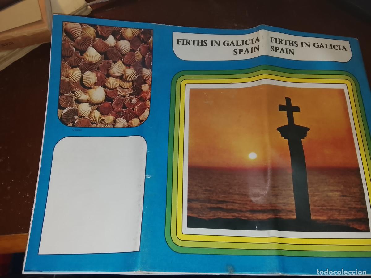 Folletos de turismo: Antiguo Folleto Tur&iacute;stico &rdquo;Firths in Galicia&rdquo; - R&iacute;as Gallegas - Ed. Oficial - A&ntilde;os 70/80- English
