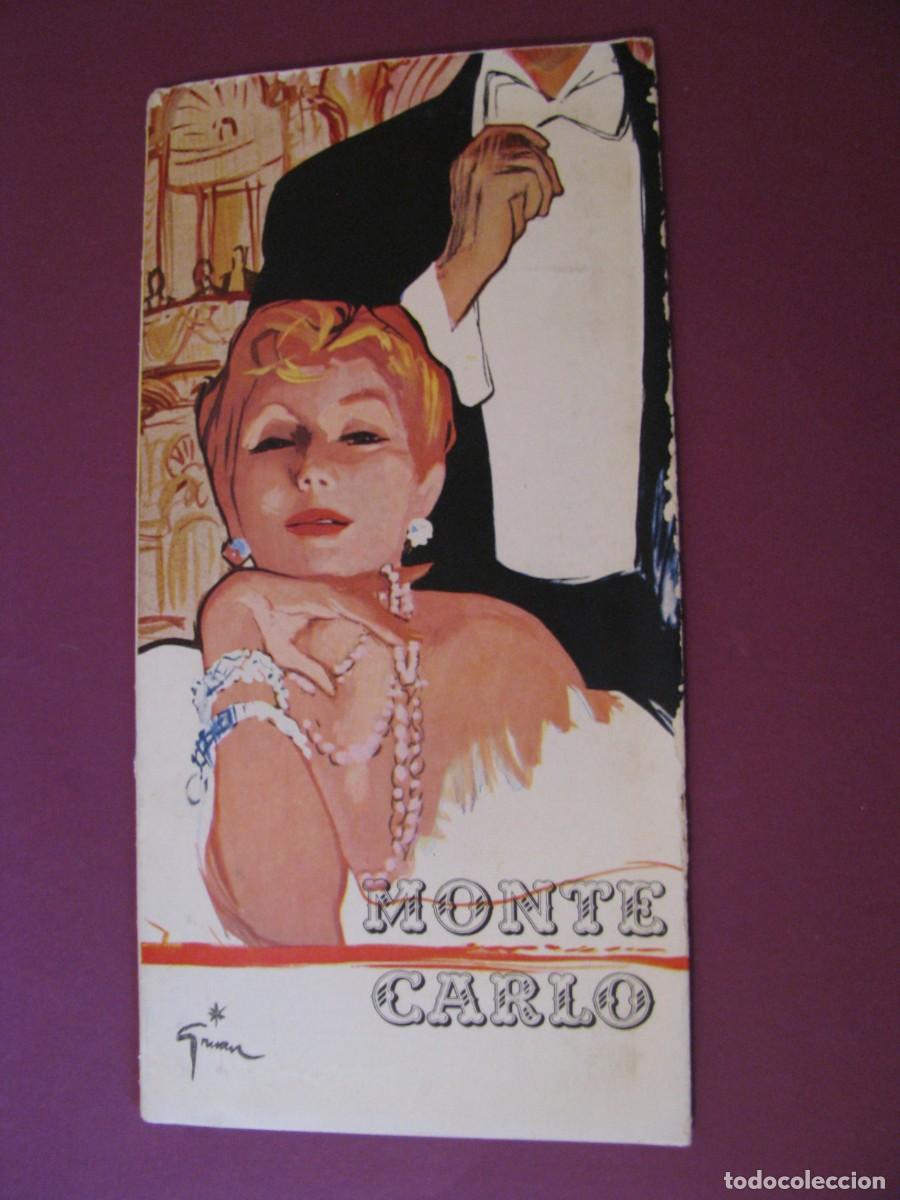 Folletos de turismo: FOLLETO DE TURISMO DE LOS A&Ntilde;OS 50. MONTE-CARLO, MONACO. EN ESPA&Ntilde;OL