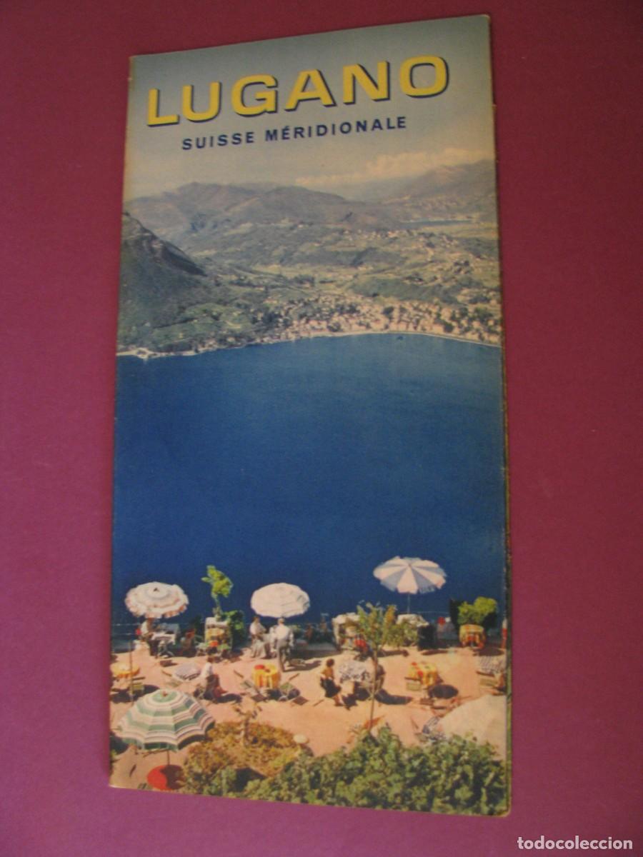 Folletos de turismo: FOLLETO DE TURISMO DE LOS A&Ntilde;OS 50. SUIZA, LUGANO