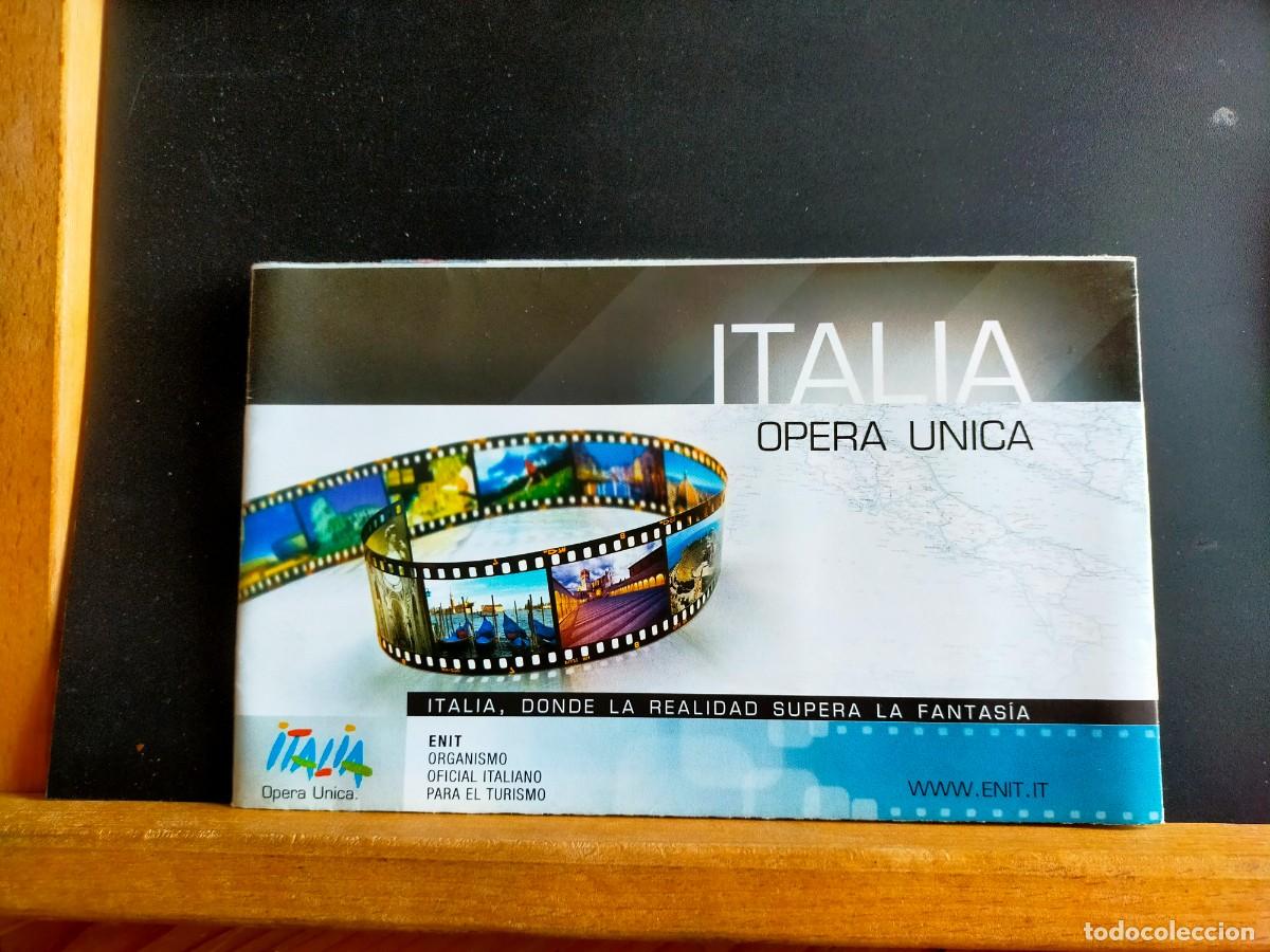 Folletos de turismo: ITALIA. &Oacute;PERA &Uacute;NICA. DONDE LA REALIDAD SUPERA LA FANTAS&Iacute;A. ENIT.