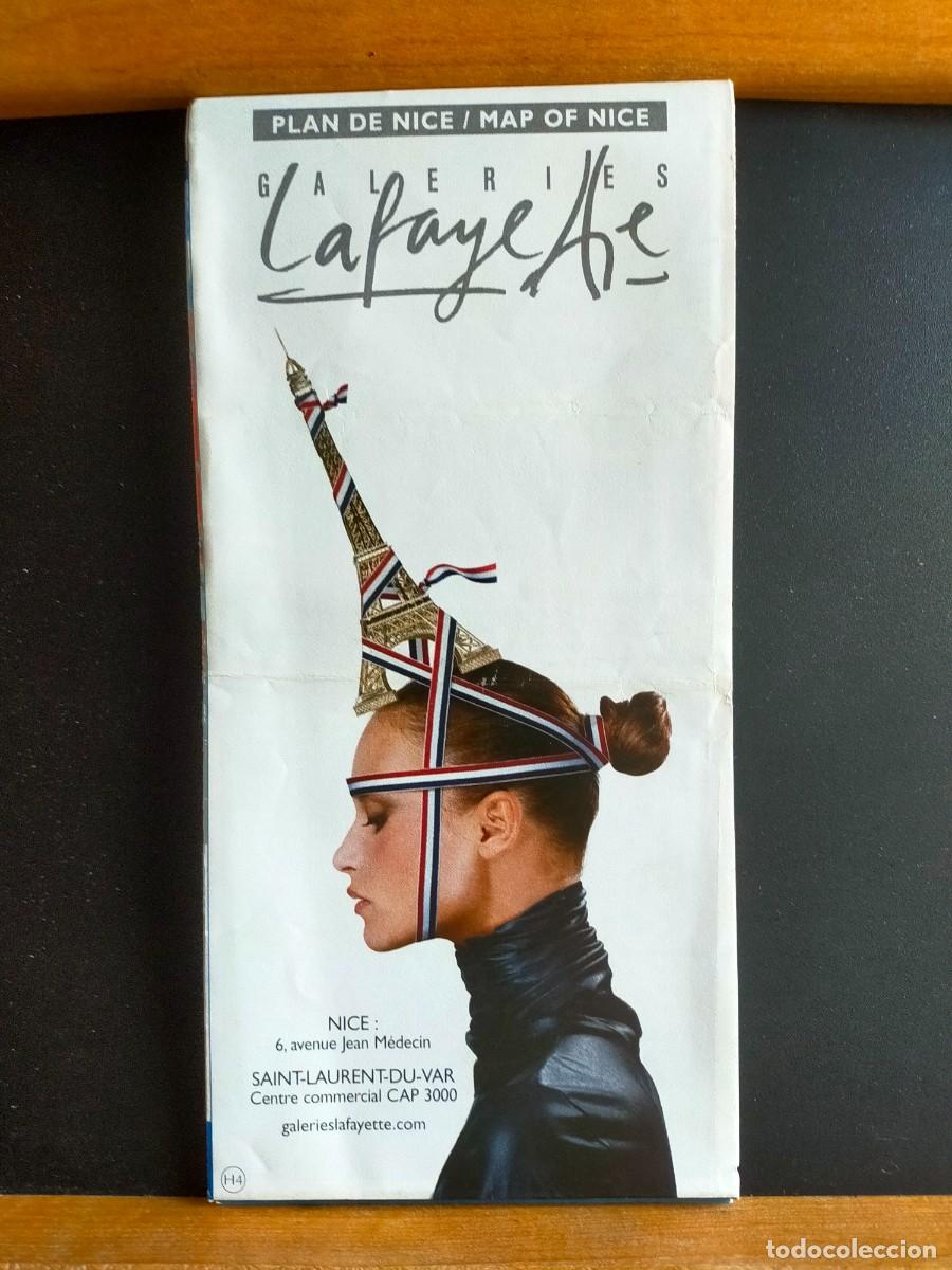 Folletos de turismo: FRANCIA. PLAN GUIDE DE NICE. MAP OF NICE.