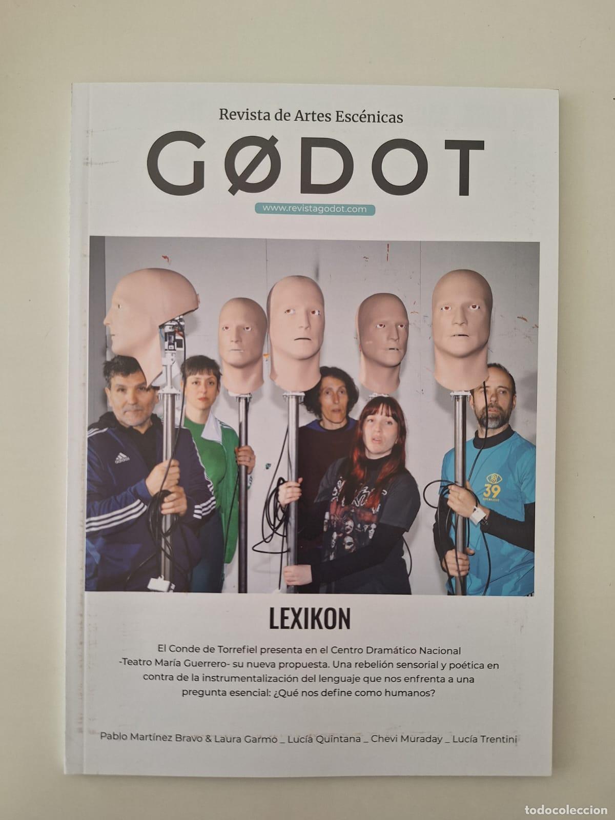 Travel Brochures: Godot / Godoff Revista artes esc&eacute;nicas 168 Abril 2026 Lexikon M&aacute;s perdidos que carracuca