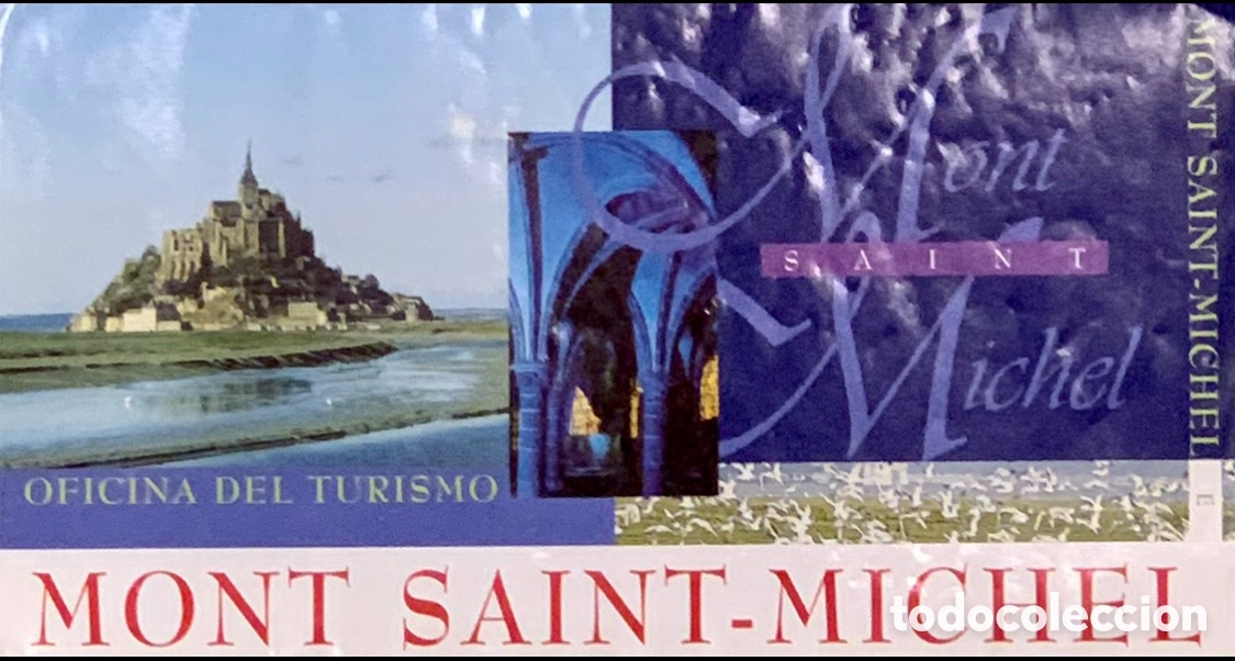 Folhetos de turismo: Folleto. Mont Saint-Michel. La Manche. Conseil General. Francia. 2015.