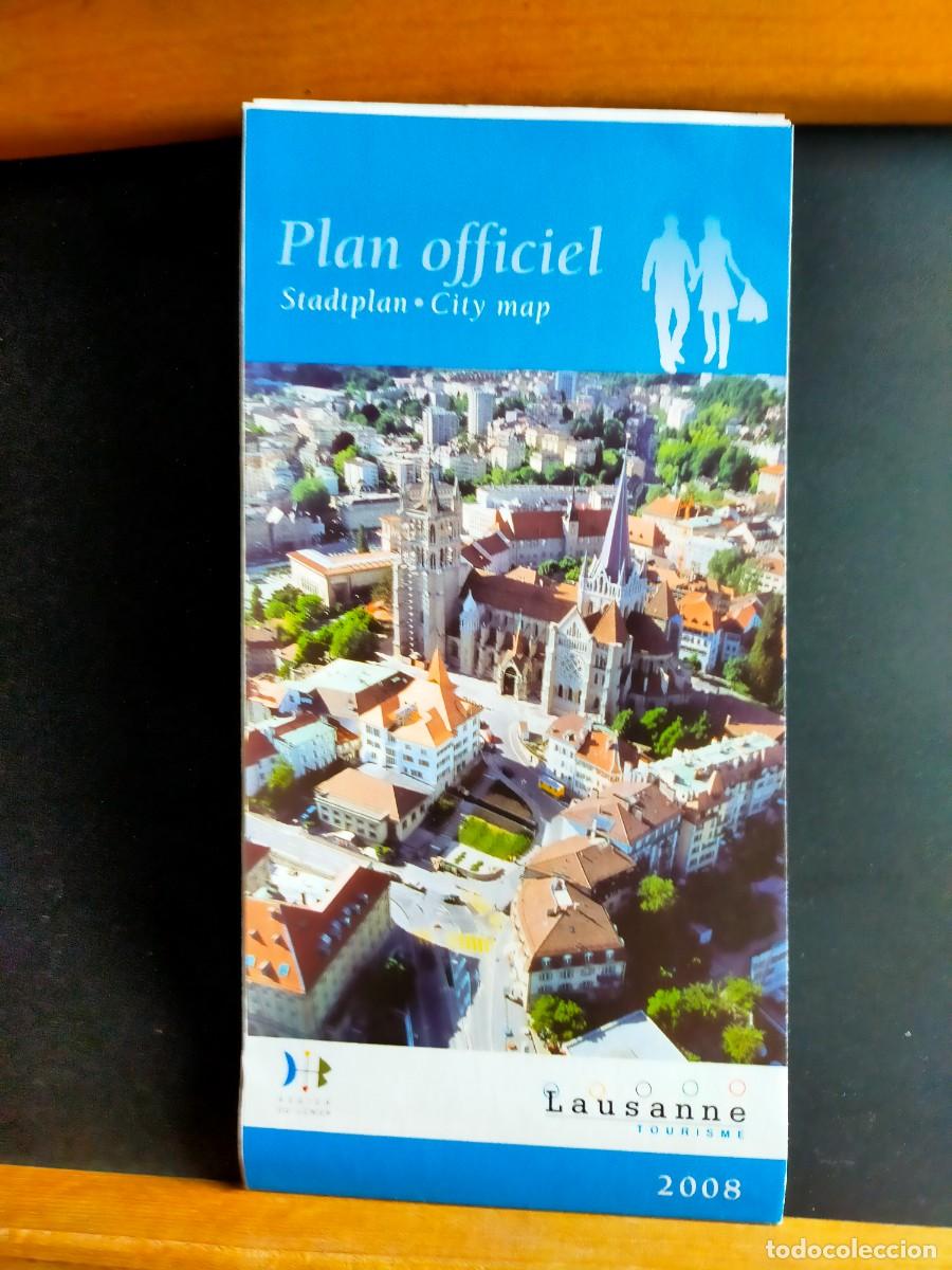 Folletos de turismo: LAUSANNE. PLAN OFFICIEL. 2008