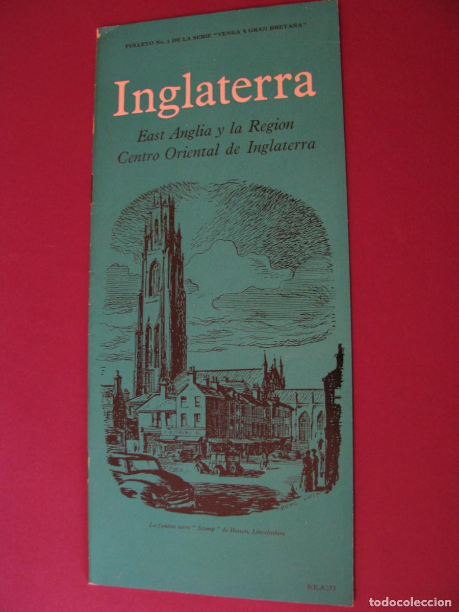 Folletos de turismo: FOLLETO DE TURISMO DE LOS A&Ntilde;OS 50. INGLATERRA.