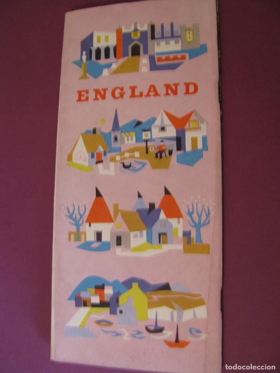 Folletos de turismo: FOLLETO DE TURISMO DE LOS A&Ntilde;OS 50. ENGLAND, INGLATERRA.