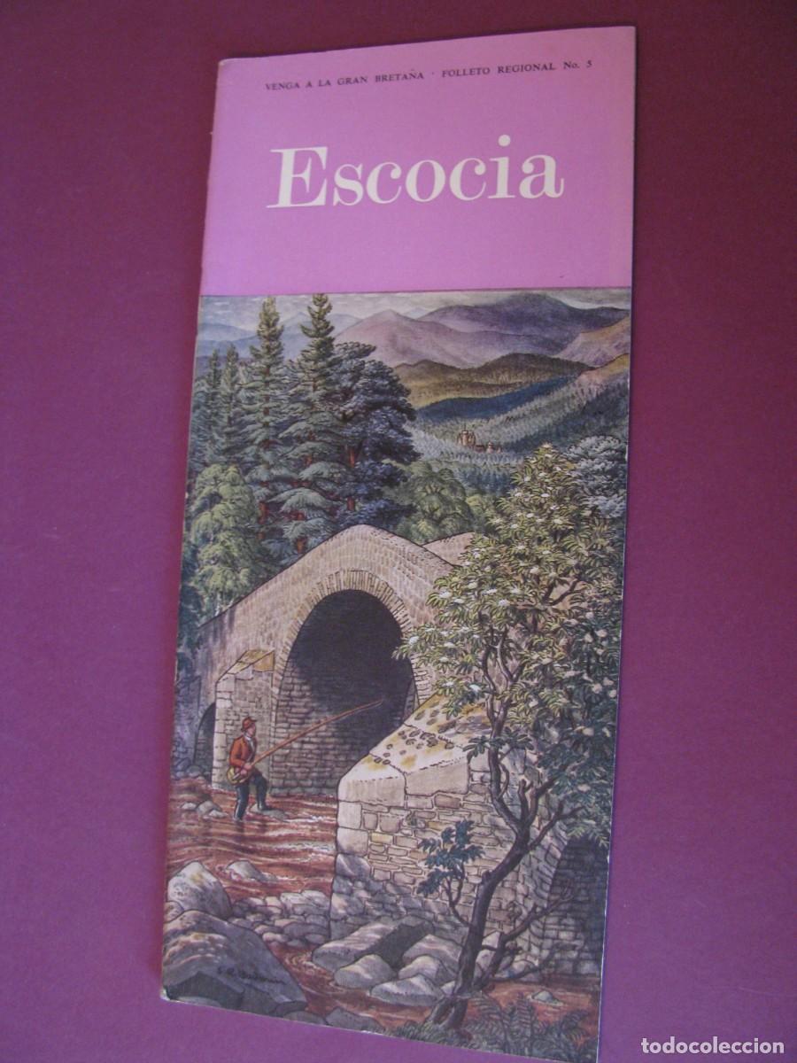 Folletos de turismo: FOLLETO DE TURISMO DE LOS A&Ntilde;OS 50. ESCOCIA.
