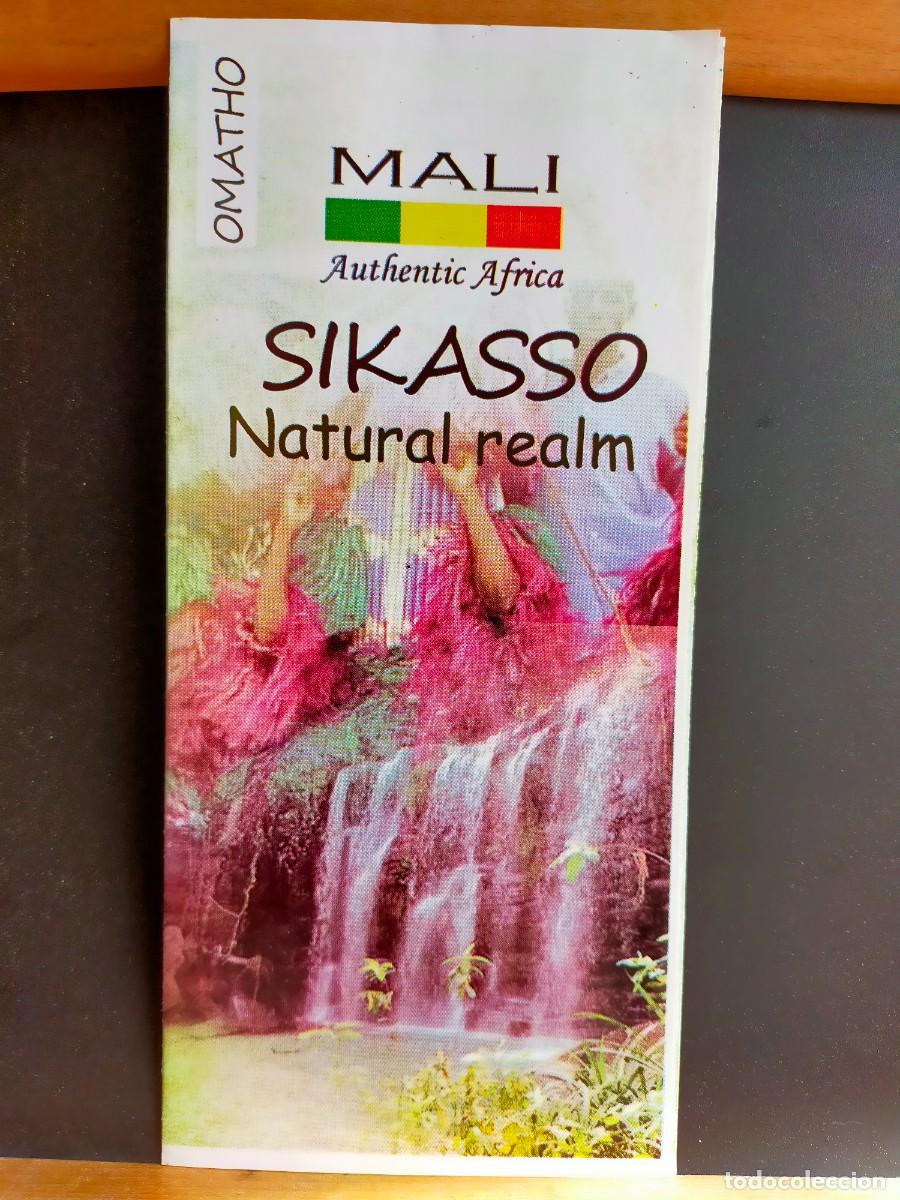 Folletos de turismo: MALI. AUTHENTIC AFRICA. SIKASSO. NATURAL REALM. OMATHO. TR&Iacute;PTICO MAL IMPRESO Y MAL RECORTADO.