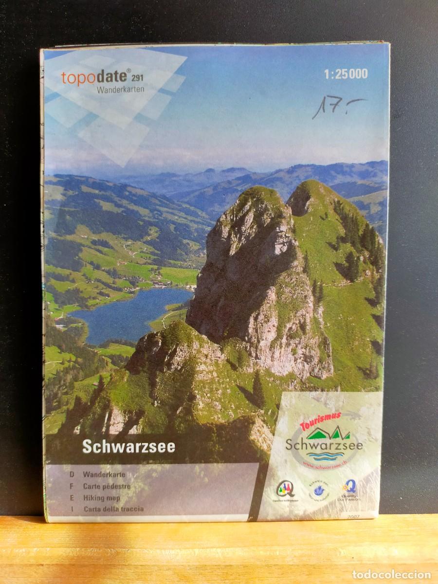 Folletos de turismo: SUIZA. SCHWARZSEE. TOPODATE WANDERKARTEN. 2007