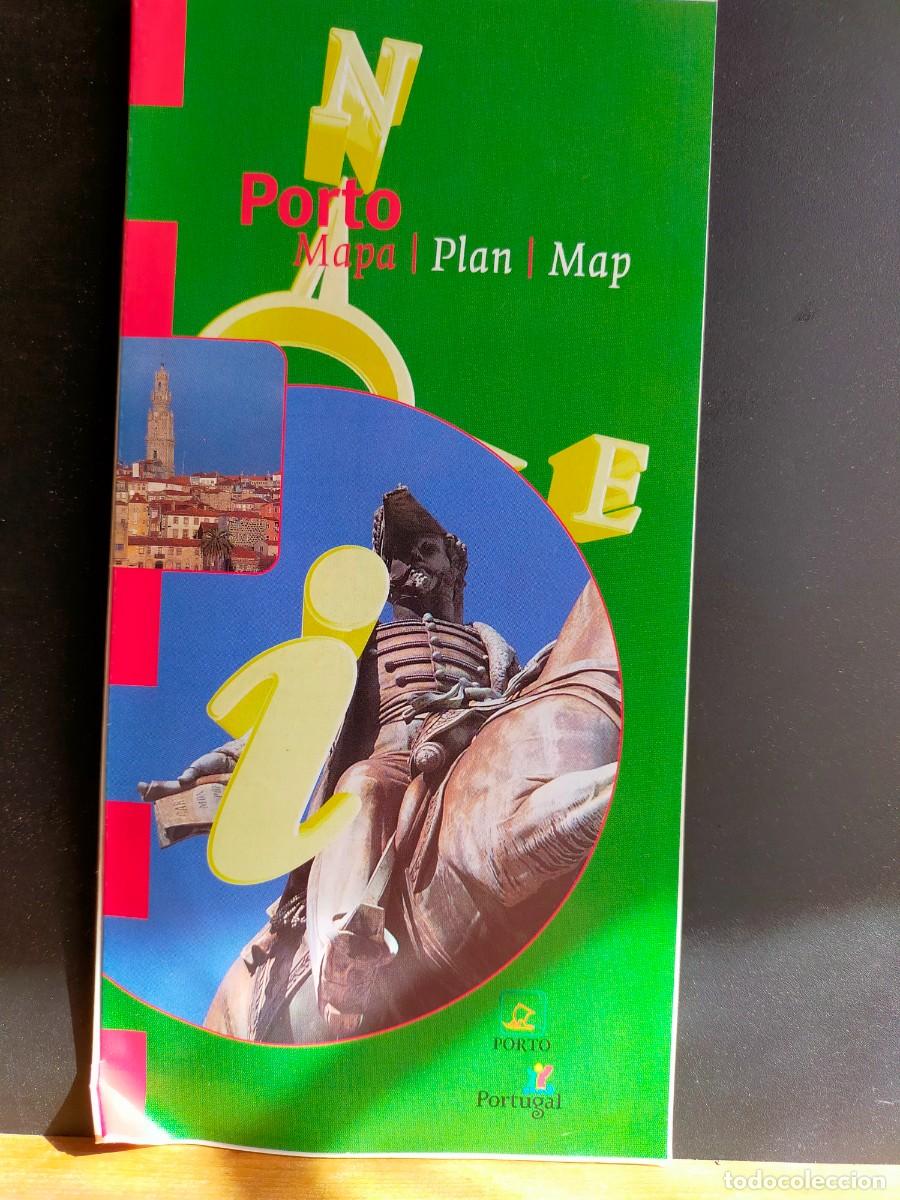 Folletos de turismo: PORTUGAL. PORTO. MAPA / PLAN / MAP. C&Aacute;MARA MUNICIPAL DO PORTO. 21 GRS.