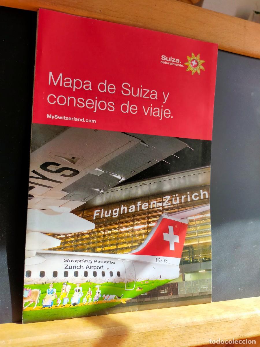 Folletos de turismo: SUIZA. MAPA DE SUIZA Y CONSEJOS DE VIAJE.