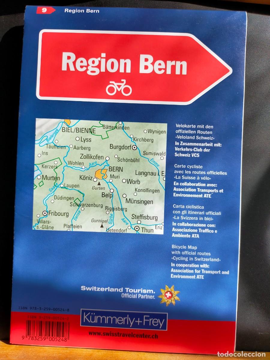 Folletos de turismo: SUIZA. REGION BERN. SWITZERLAND. K&Uuml;MMERLY+FREYS.