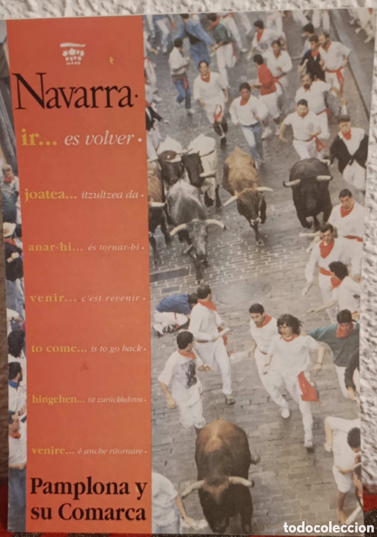 Folletos de turismo: Folleto Tur&iacute;stico / Gu&iacute;a: Navarra - Pamplona y su Comarca (Ir... es volver)