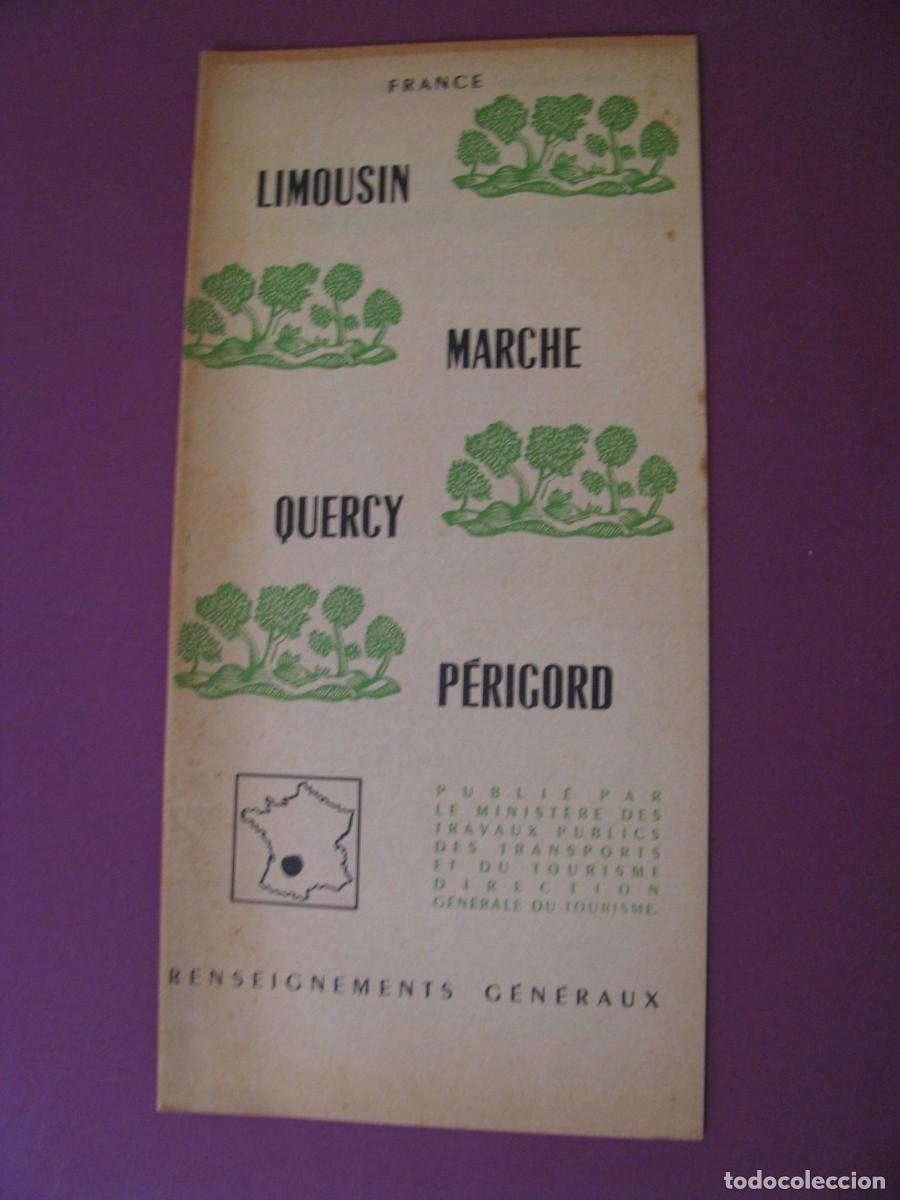 Folletos de turismo: FOLLETO DE TURISMO DE LOS A&Ntilde;OS 50. FRANCIA.
