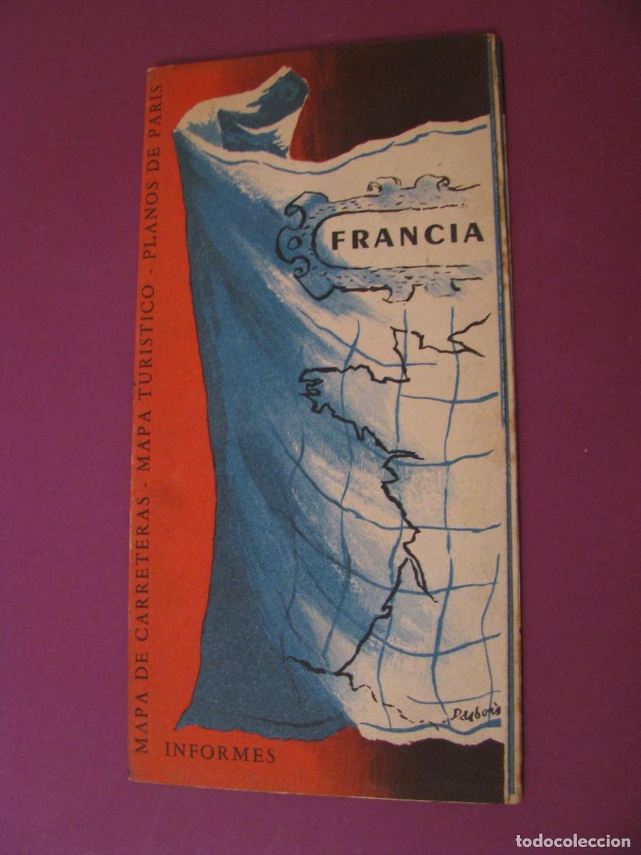 Folletos de turismo: FOLLETO DE TURISMO DE LOS A&Ntilde;OS 50. FRANCIA. POITOU.