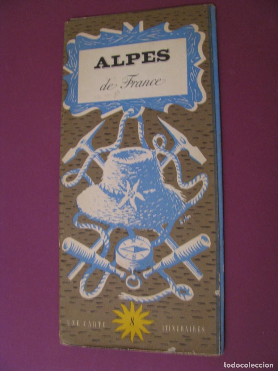 Folletos de turismo: FOLLETO DE TURISMO DE LOS A&Ntilde;OS 50. FRANCIA. ALPES DE FRANCE