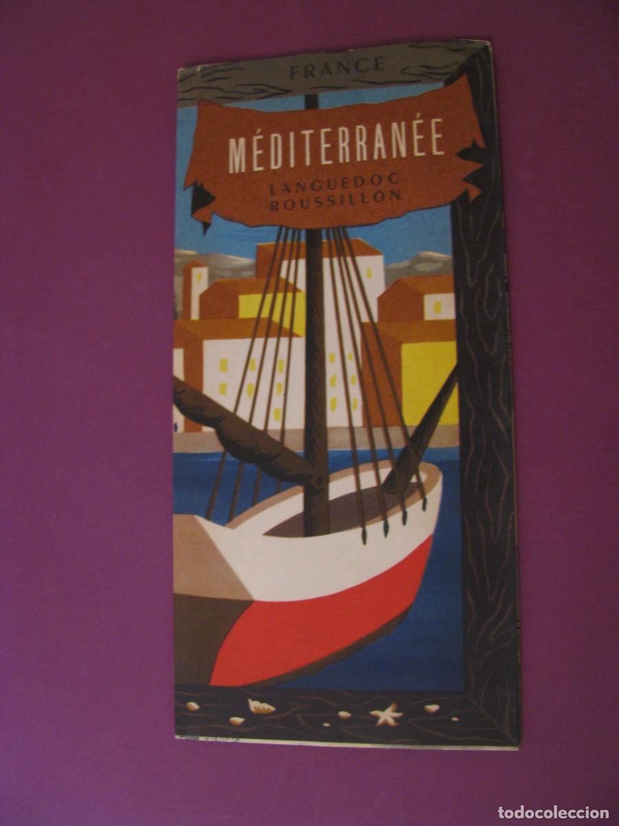Folletos de turismo: FOLLETO DE TURISMO DE LOS A&Ntilde;OS 50. FRANCIA. LANGUEDOC ROUSSILLON