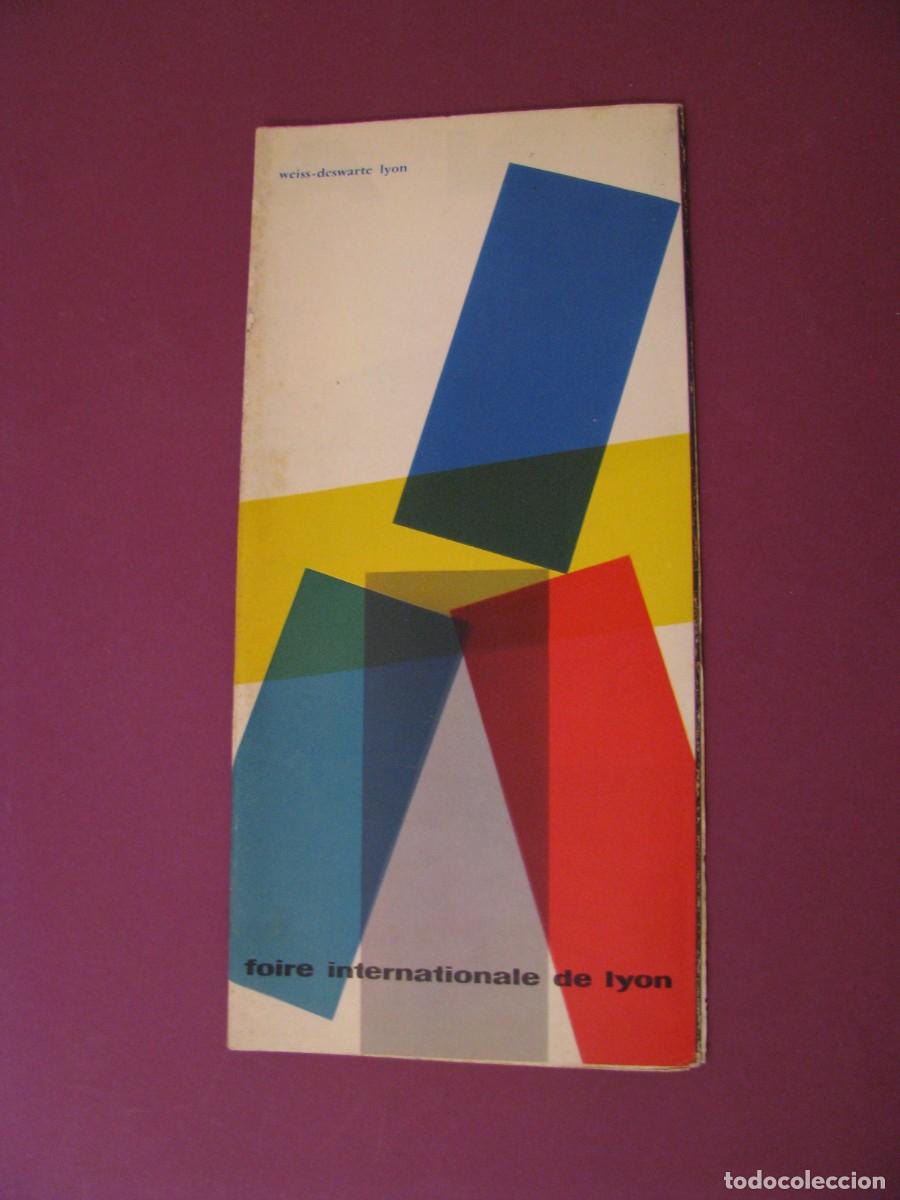 Folletos de turismo: FOLLETO DE TURISMO DE LOS A&Ntilde;OS 50. FRANCIA. FERIA INTERNACIONAL DE LYON 1958