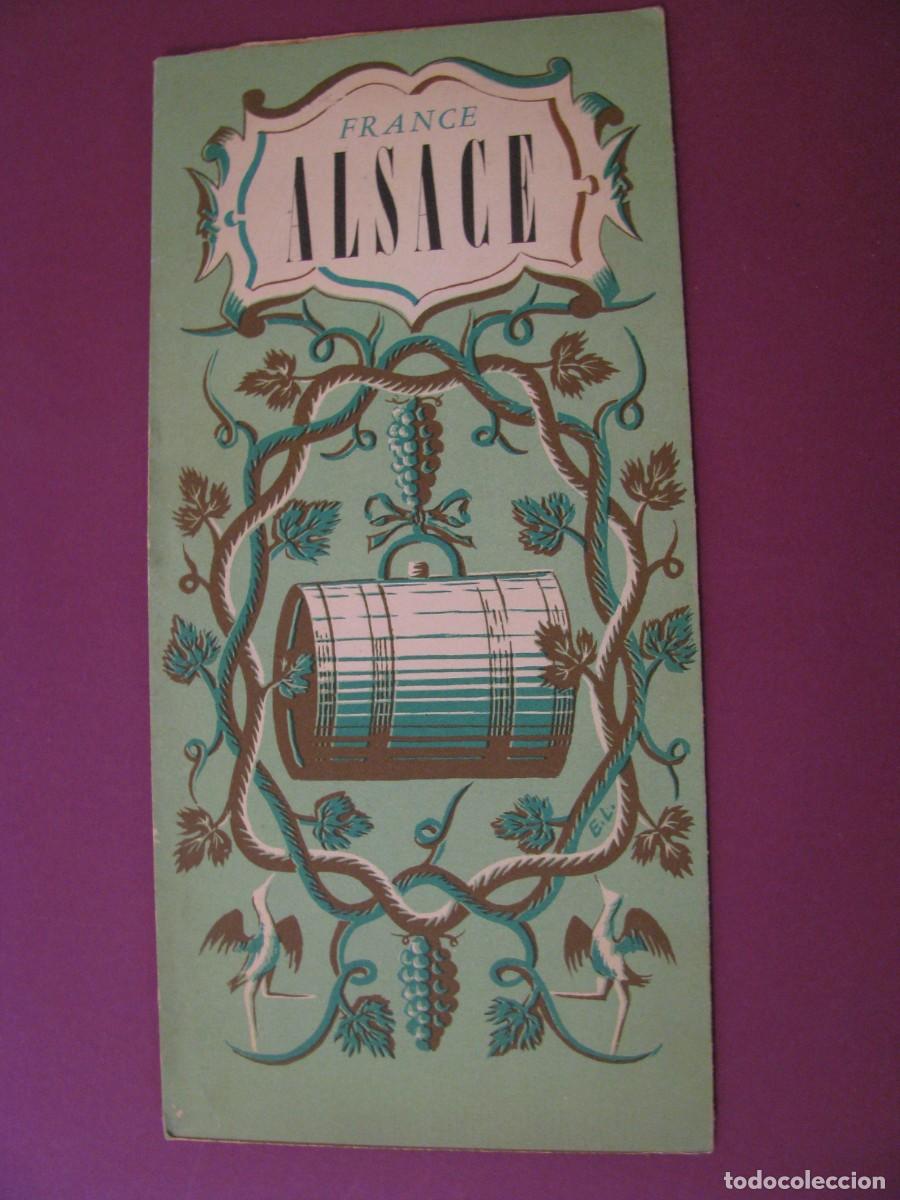 Folletos de turismo: FOLLETO DE TURISMO DE LOS A&Ntilde;OS 50. FRANCIA. ALSACE.