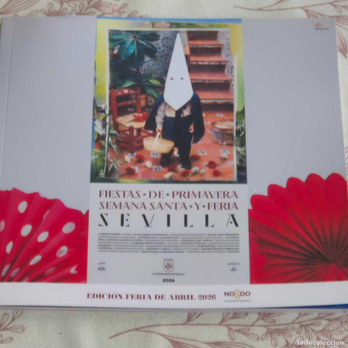 Folhetos de turismo: GU&Iacute;A-LIBRETO FIESTAS DE PRIMAVERA, SEMANA SANTA Y FERIA DE ABRIL, SEVILLA, 2026