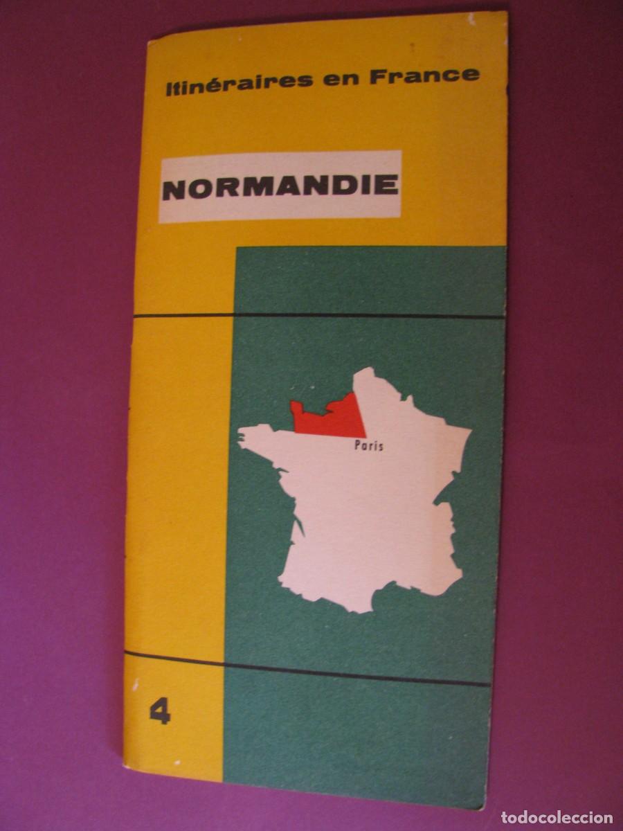 Brochures de tourisme: FOLLETO DE TURISMO DE LOS A&Ntilde;OS 50. FRANCIA. NORMANDIE