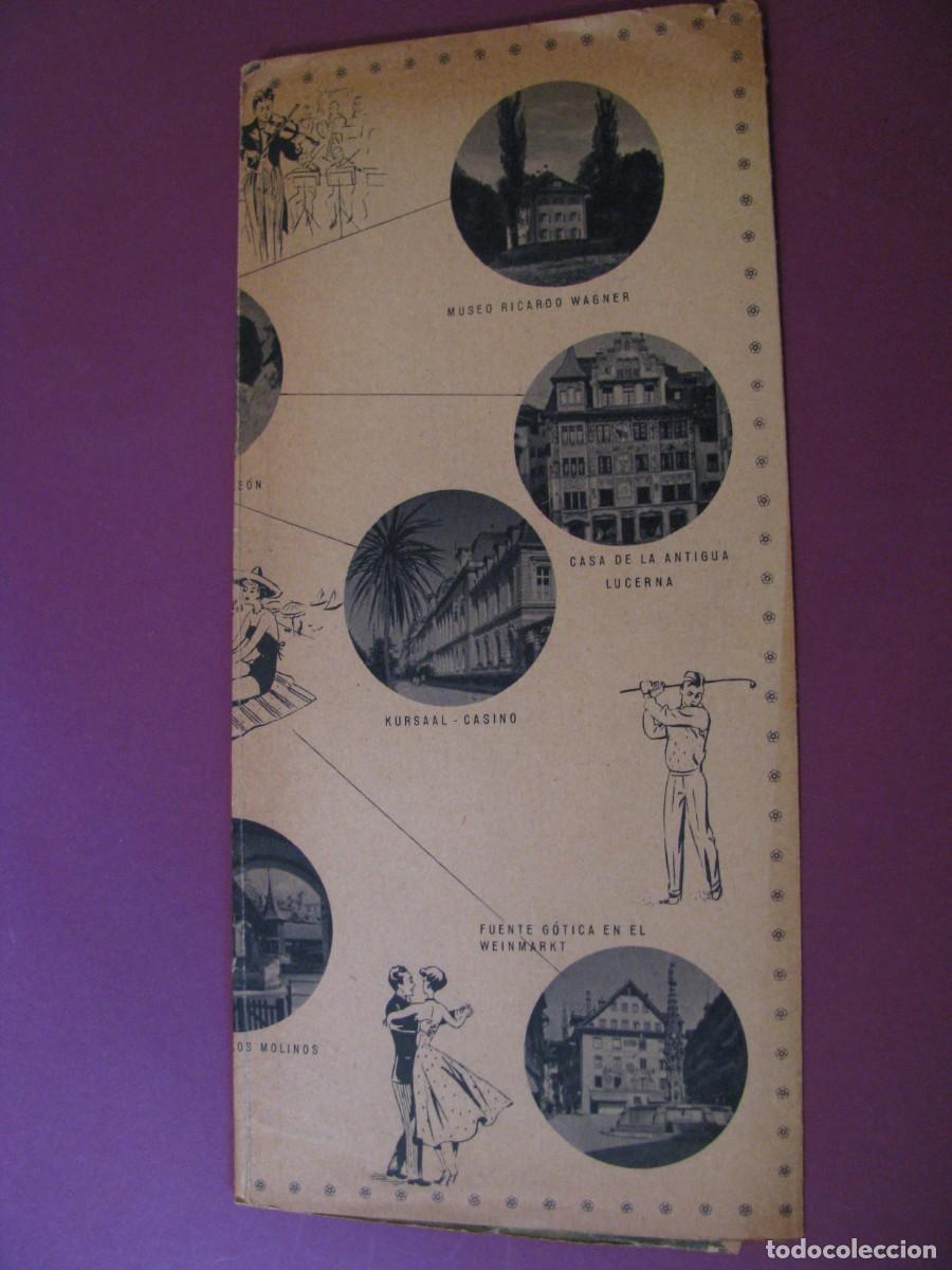 Folletos de turismo: FOLLETO DE TURISMO DE LOS A&Ntilde;OS 50. SUIZA. LUCERNA.