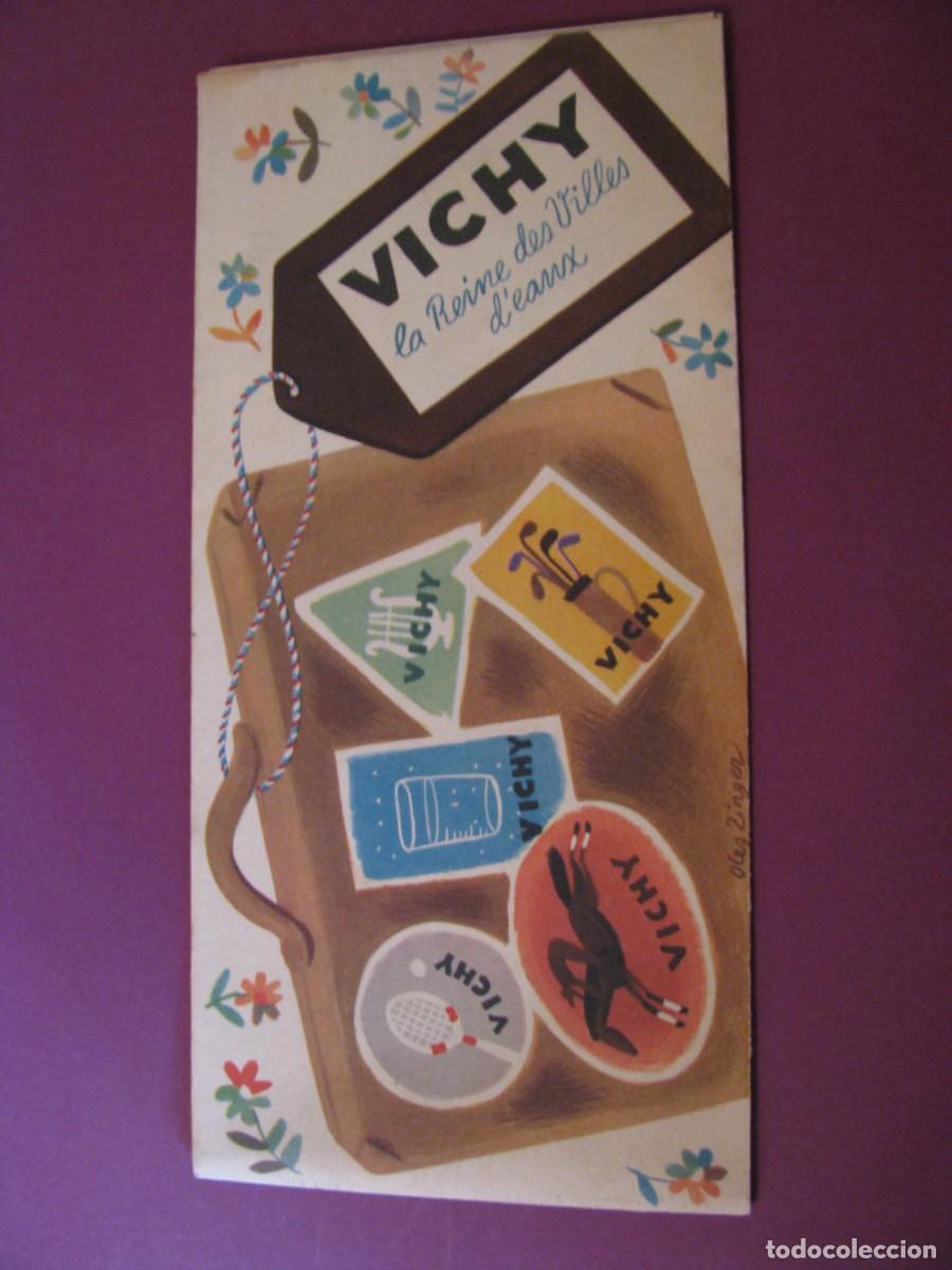 Folletos de turismo: FOLLETO DE TURISMO DE LOS A&Ntilde;OS 50. FRANCIA. VICHY.