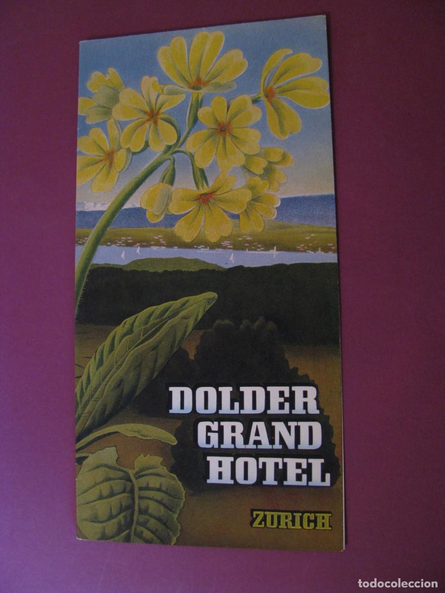 Folletos de turismo: FOLLETO DE TURISMO DE LOS A&Ntilde;OS 50. SUIZA. ZURICH. DOLDER GRAND HOTEL