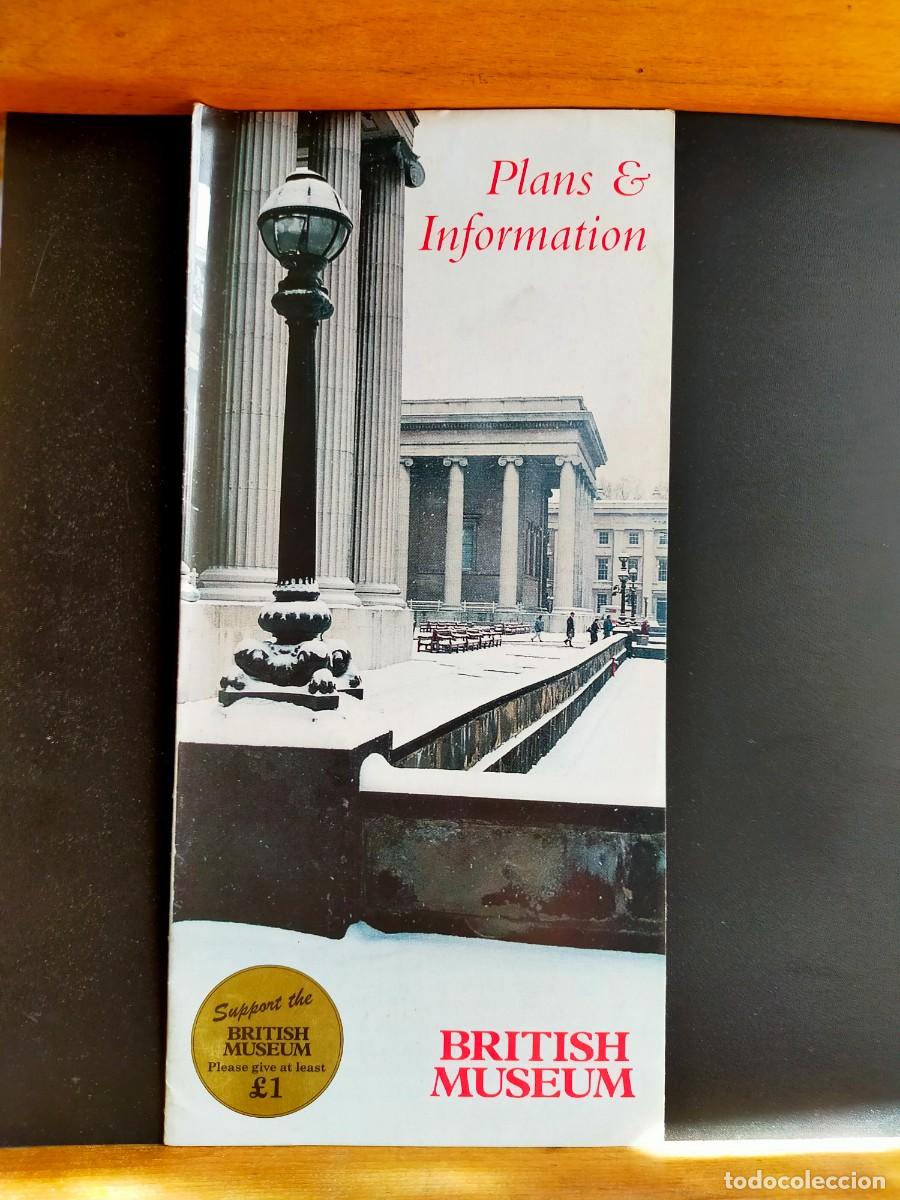 Folletos de turismo: BRITISH MUSEUM. PLANS & INFORMATION. CUATR&Iacute;PTICO.