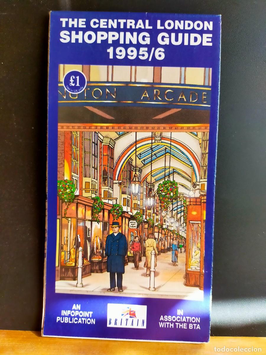 Folletos de turismo: LONDRES. THE CENTRAL LONDON. SHOPPING GUIDE. 1995/96.