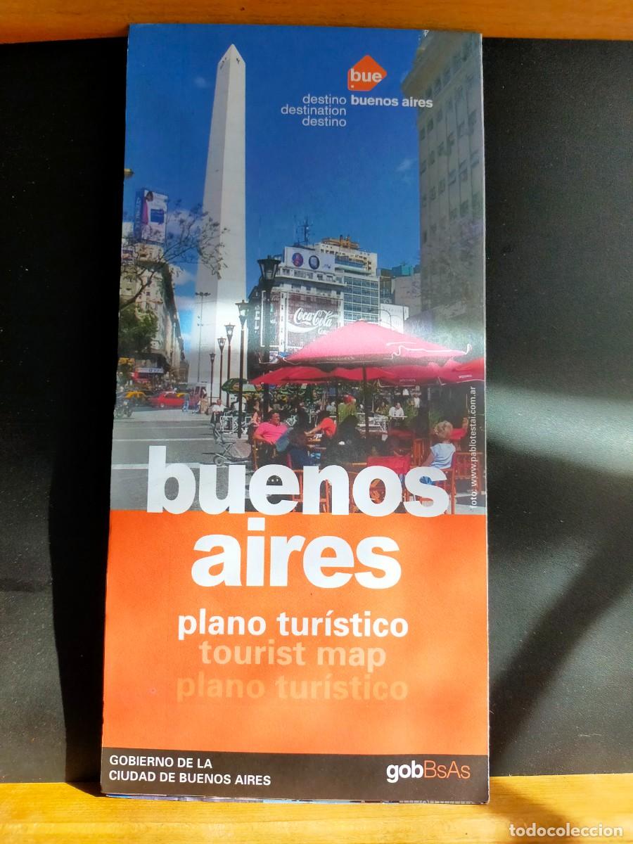 Brochures de tourisme: BUENOS AIRES. PLANO TUR&Iacute;STICO. GOBIERNO DE LA CIUDAD DE BUENOS AIRES.