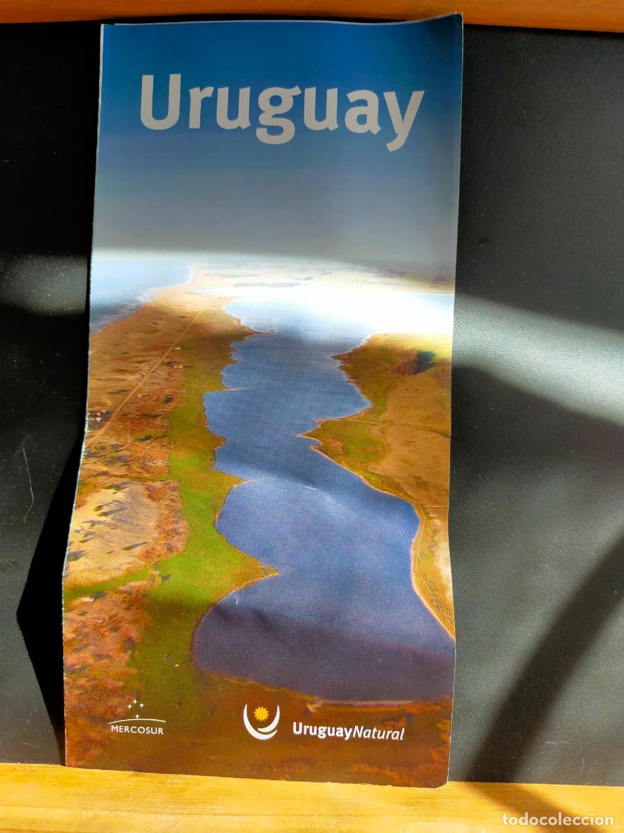 Folletos de turismo: URUGUAY. MERCOSUR. URUGUAY NTURAL. TR&Iacute;PTICO.