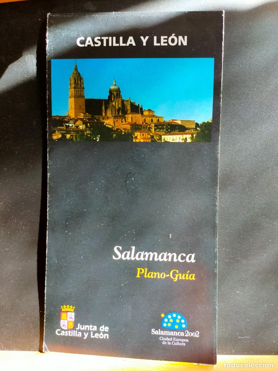 Folletos de turismo: CASTILLA Y LE&Oacute;N. SALAMANCA. PLANO - GU&Iacute;A. JUNTA DE CASTILLA Y LE&Oacute;N. 2002