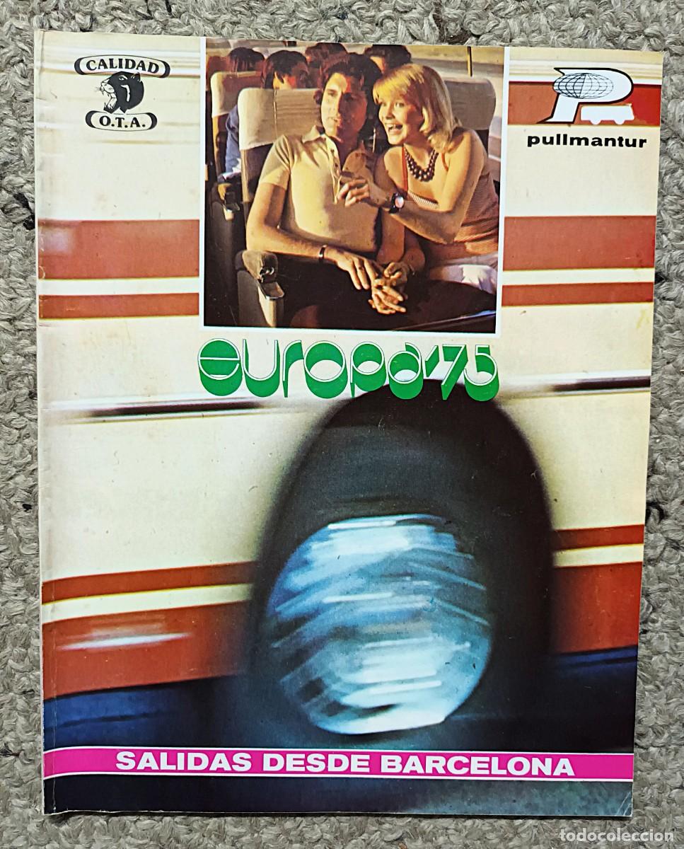 Folletos de turismo: FOLLETO PULLMANTUR EUROPA'75
