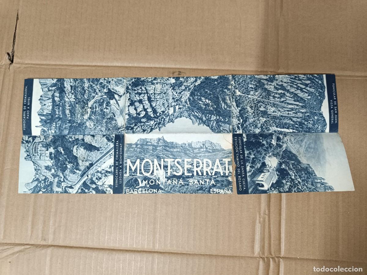 Folletos de turismo: ANTIGUO FOLLETO TURISTICO DE MONTSERRAT, CATALUNYA -P22