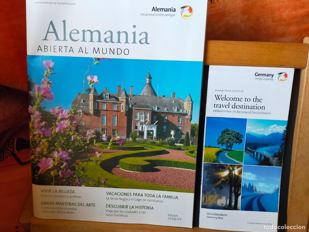 Folletos de turismo: ALEMANIA. ABIERTA AL MUNDO. EDICI&Oacute;N 2008/2009. SE INCLUYE UN PLANO-GU&Iacute;A. 62 P&Aacute;GS.