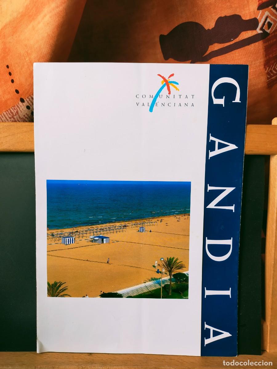 Folletos de turismo: GAND&Iacute;A. COMUNITAT VALENCIANA. TURISME.